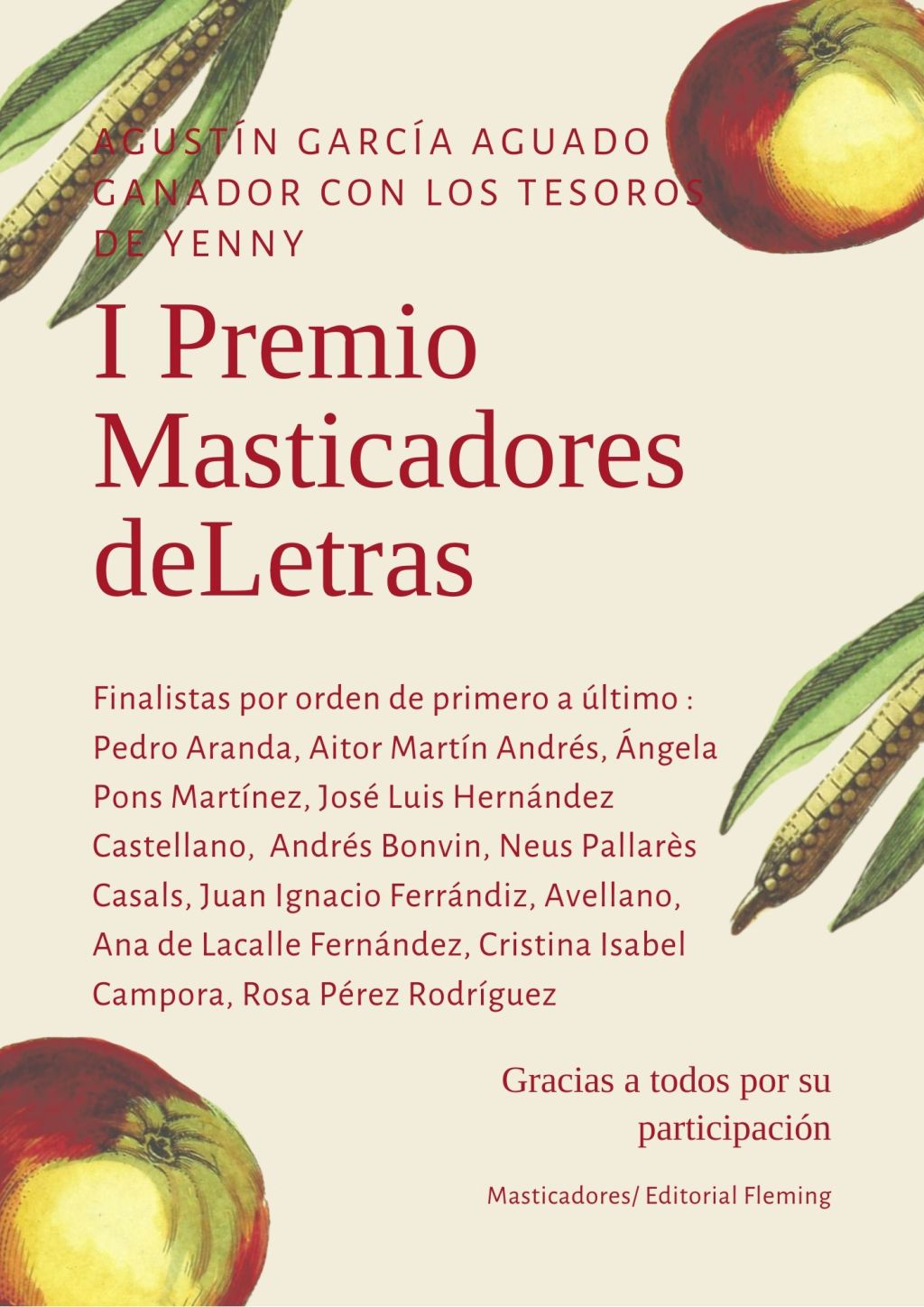 El ganador del I Premio Masticadores… — MasticadoresEspaña