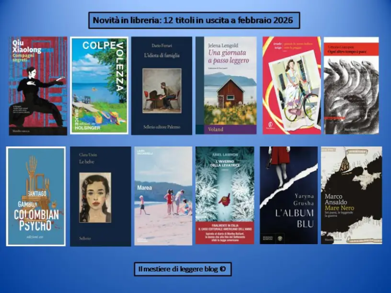 Novità in libreria: 12 nuovi titoli in arrivo a febbraio 2026 by Pina&nbsp;Bertoli