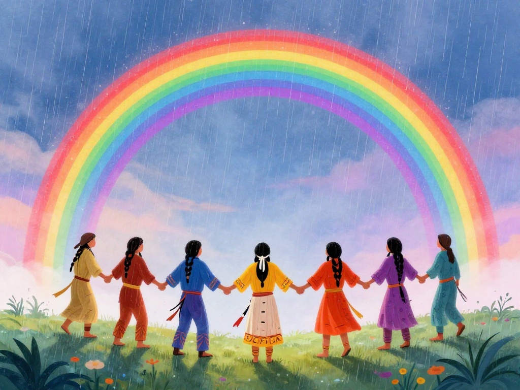 Quando i Colori Impararono a Condividere il&nbsp;Cielo🌈