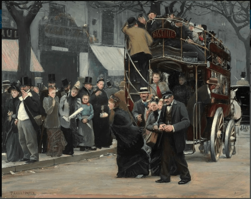 L’Omnibus di Théodor Axentowicz by Valentina&nbsp;Casarotto
